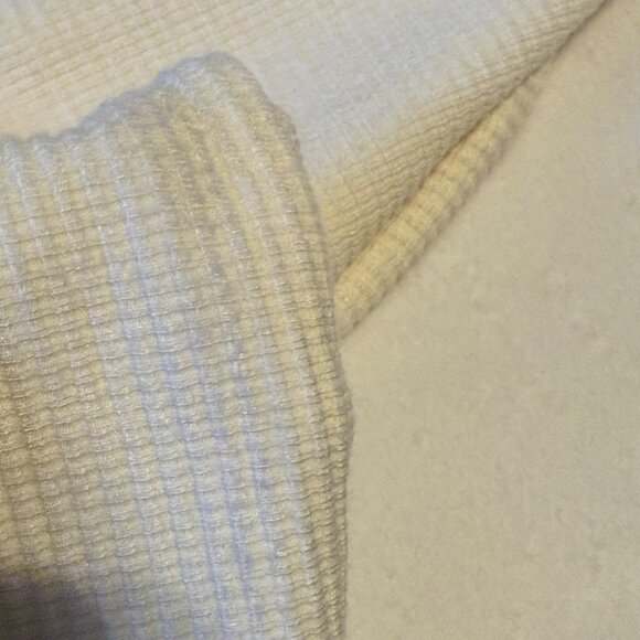 NWT Large Three Dots Cream Oversized Cardigan Sweater - Picture 12 of 12